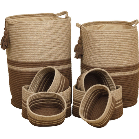 Jute Laundry Baskets - Various Sizes