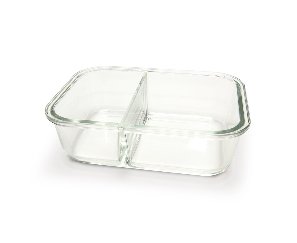 Divided Glass Container 1360 ml ( 530 ML + 830 ML )