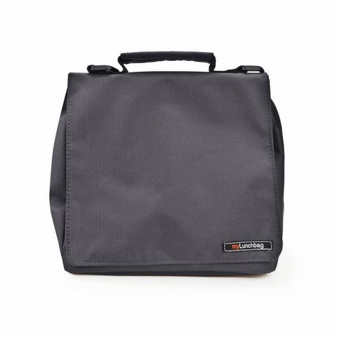 Optimal Lunch Bag Black- Included 2 Containers-4.7L