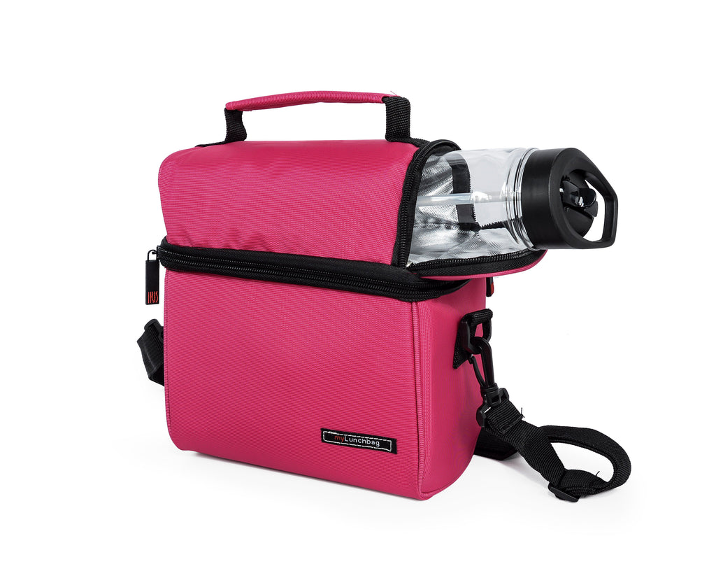 Optimal Lunch Bag Pink- Includes Bottle & Food Containers