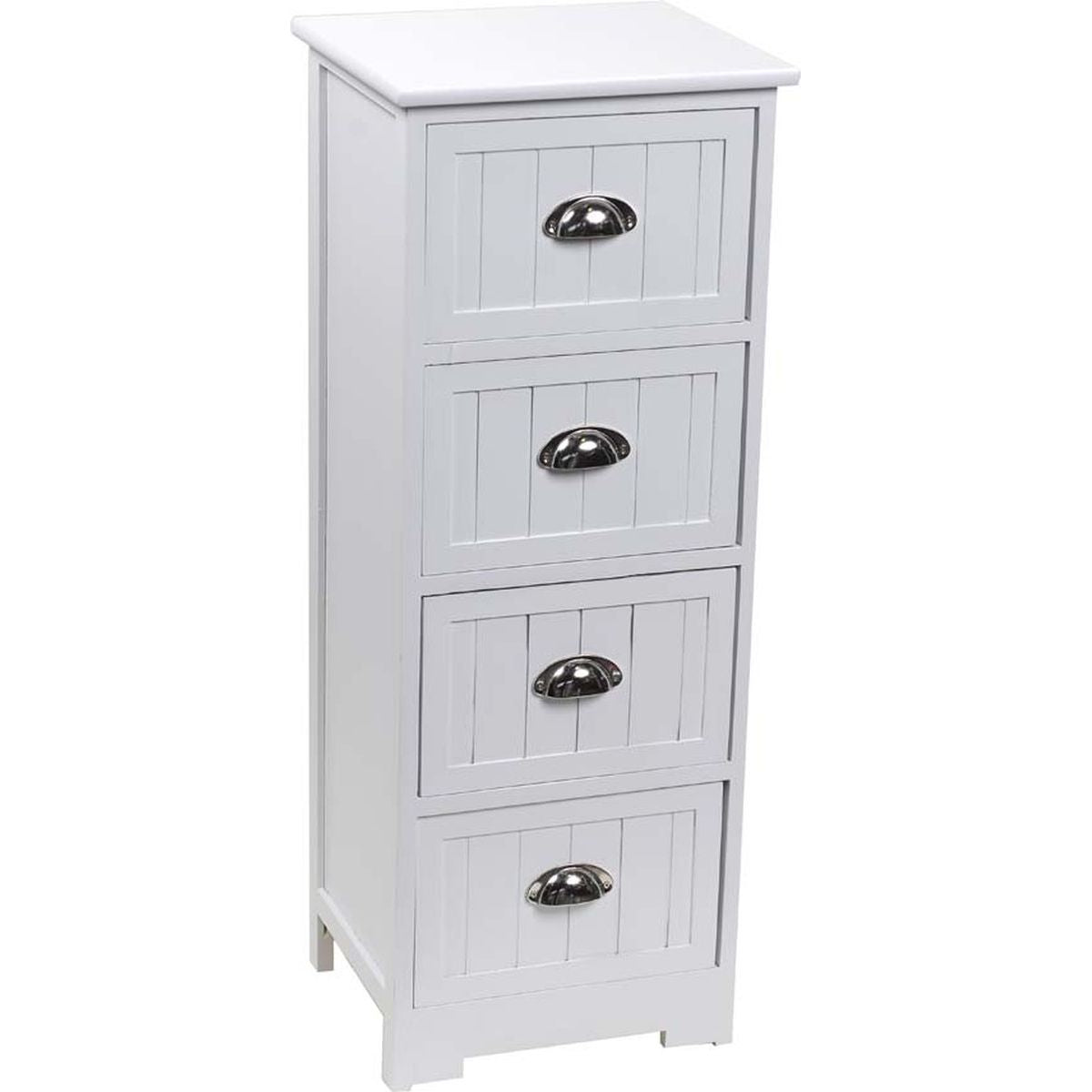 Paulownia 4 Drawer Unit
