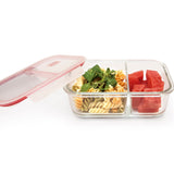 Divided Glass Container 1360 ml ( 530 ML + 830 ML )