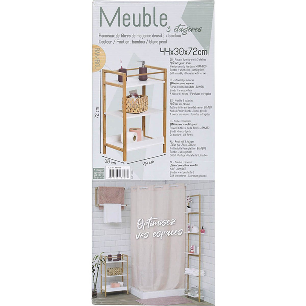 Bamboo Framed & White Low Furniture