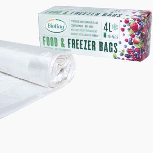 BioGrade Food & Freezer Bags- 4L /6L - The Organised Store