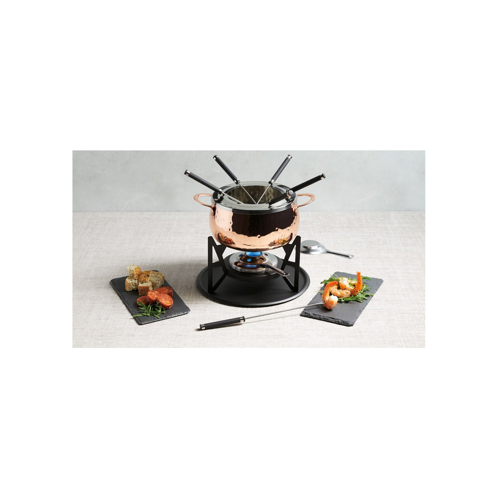 Artesà Hand Finished Copper Effect Fondue Set
