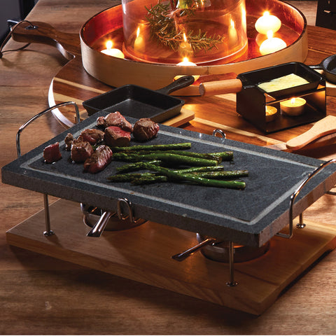 Artesà Raclette Pan with Burner Stand