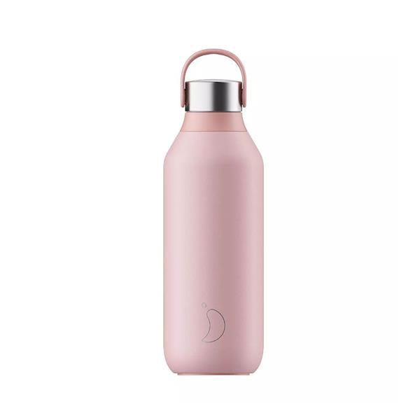 Chilly's Series 2 Water Bottle 500ml Blush Pink