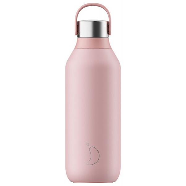 Chilly's Series 2 Water Bottle 500ml Blush Pink