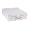 OSKAR DOCUMENT BOX A4 White - The Organised Store