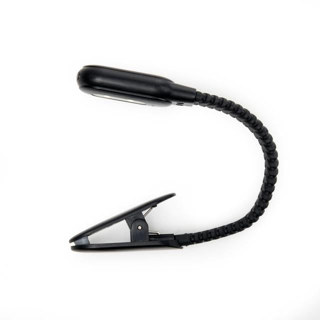 RECHARGEABLE CLIP BOOK LIGHT BLACK