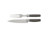Two Piece Carving Set-Grey