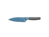 Chef's Knife with Herb Striper- Blue 14cm