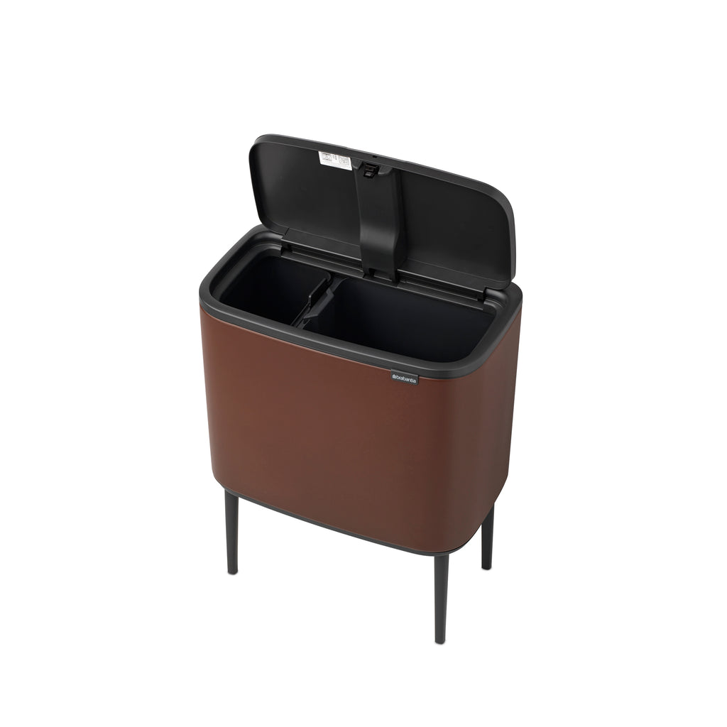 Bo Touch Bin 11 + 23L - Mineral Cosy Brown NEW