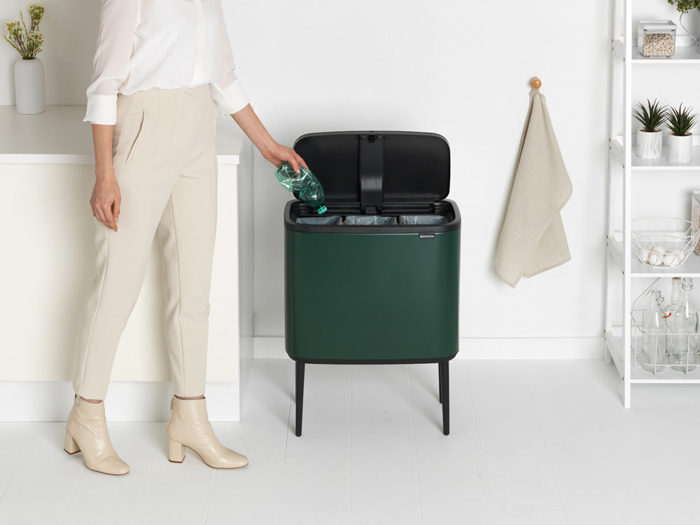 Bo Touch Bin- NEW Pine Green- Various waste options