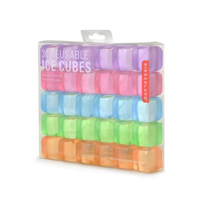 REUSABLE ICE CUBES - SET OF 30