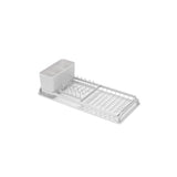 Compact Dish Drying Rack Light Grey - The Organised Store