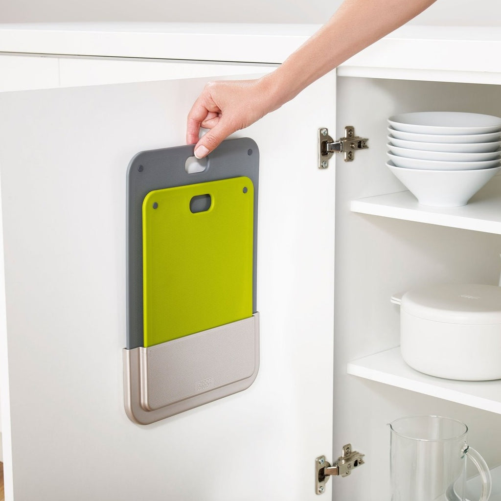 Chopping Board Set with in-cupboard Storage Case