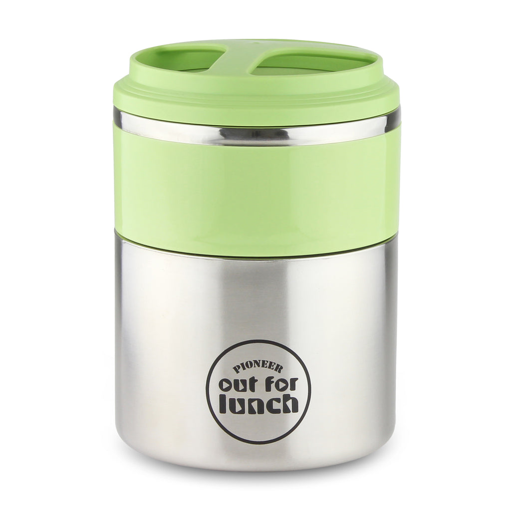 Food flask with sales compartments