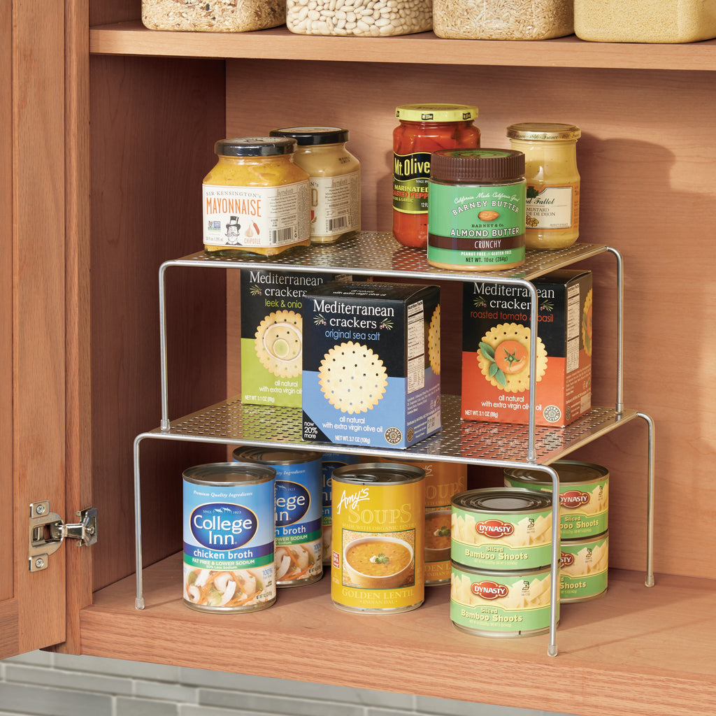Expandable & Stackable Cabinet Shelves