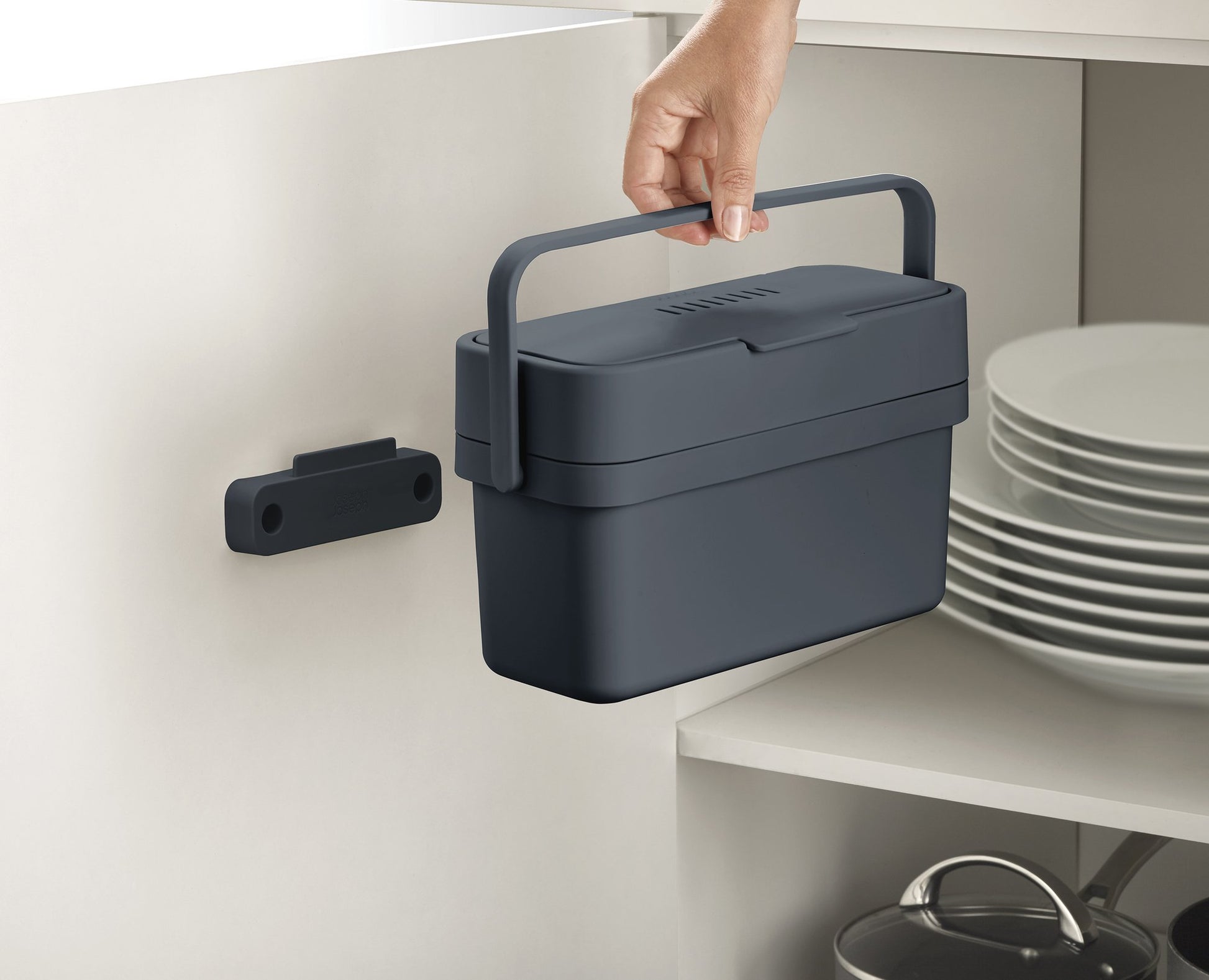 Compo™ Food Waste Caddy-Slimline- 4L - The Organised Store