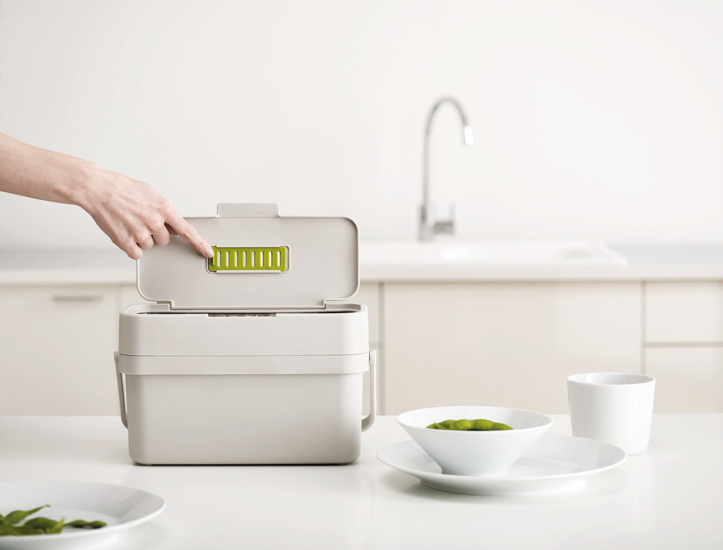 Compo™ Food Waste Caddy-Slimline- 4L - The Organised Store