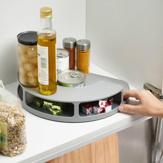 CupboardStore™ Grey Rotating Organiser