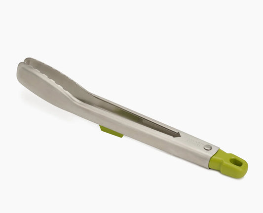 JJ Elevate Slimline Stainless-steel Tongs - Green - The Organised Store
