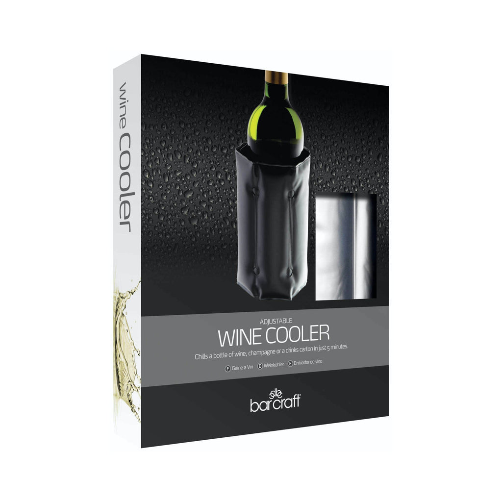 BarCraft Wrap Around Silver Wine Cooler