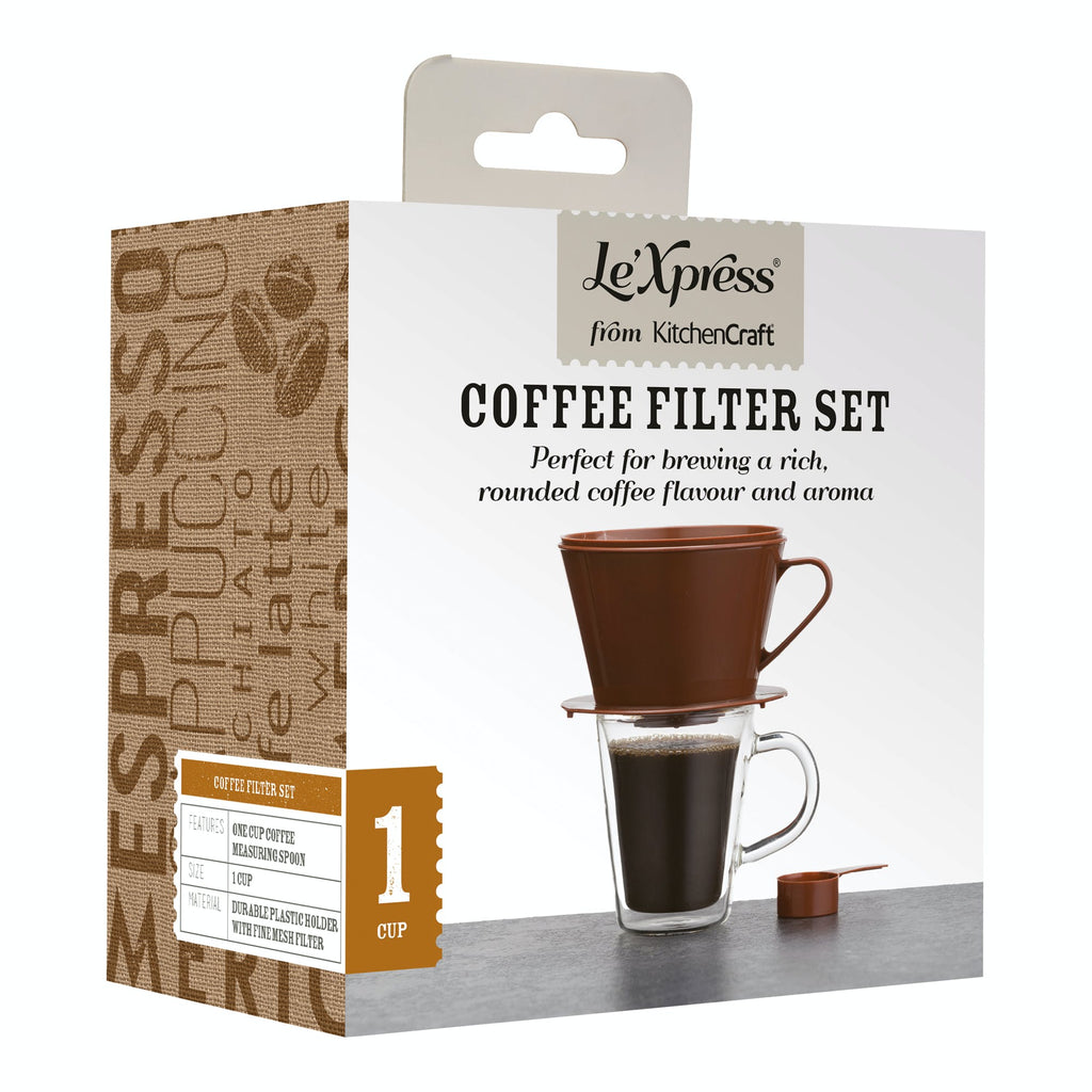 Le’Xpress Coffee Filter and Measuring Spoon Set