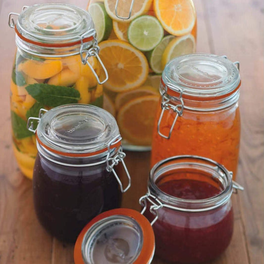 Home Made Glass Preservative Jars-Various sizes - The Organised Store