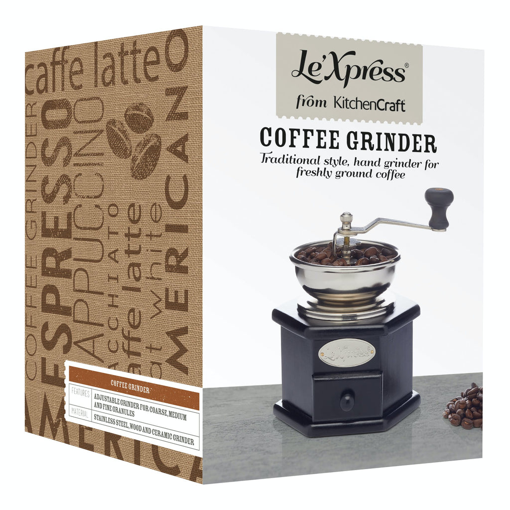 Le'Xpress Antique-Style Hand Coffee Mill