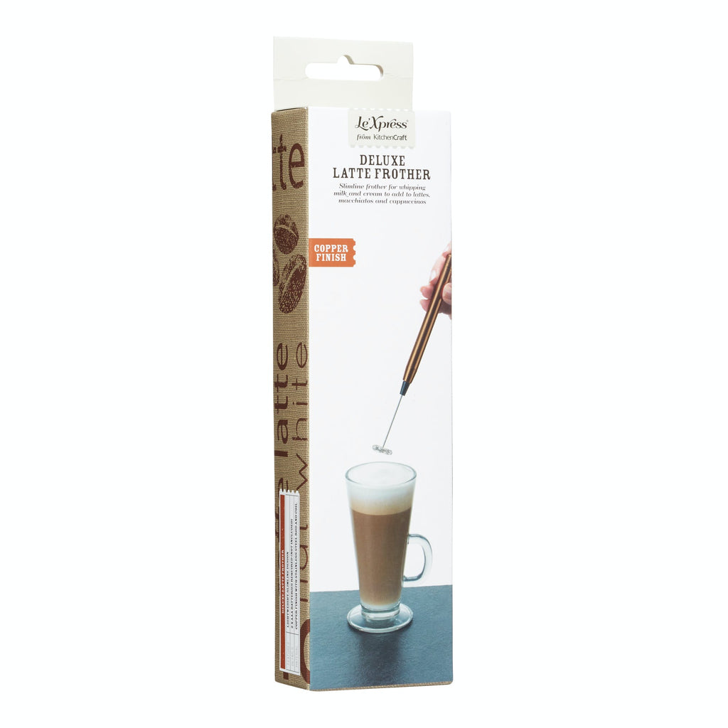 Le’Xpress Stainless Steel Copper Finish Drinks Frother