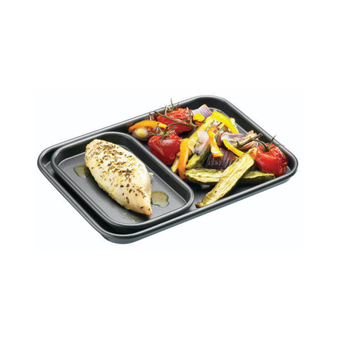 MasterClass Crusty Bake Non-Stick 12 Hole Shallow Baking Pan