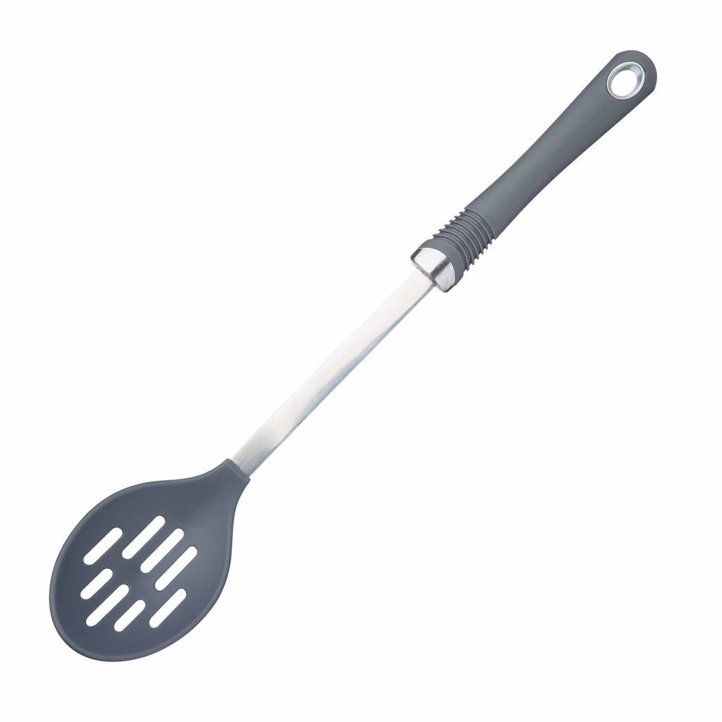 KitchenCraft Professional Nylon Slotted Spoon with Soft Grip Handle