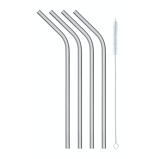 Stainless Steel Reusable Drinks Straws-Pack 4