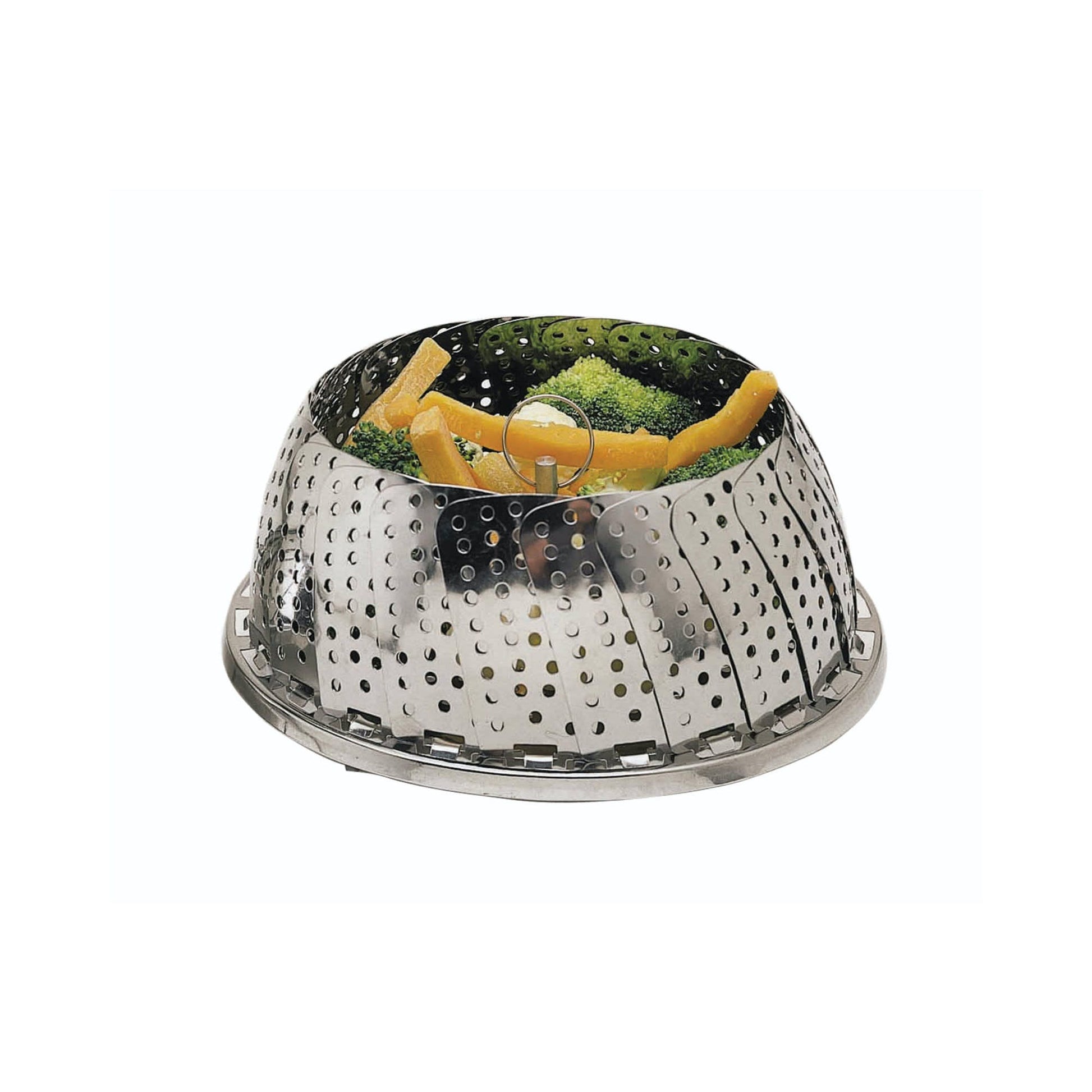 Stainless Steel Collapsible Steaming Basket - The Organised Store
