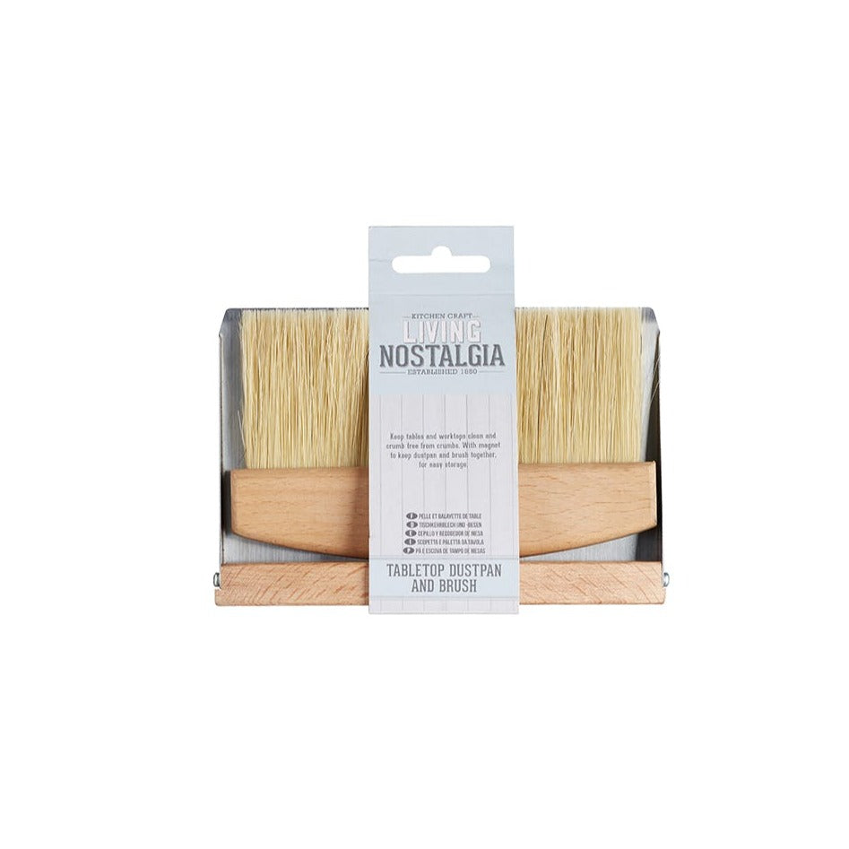 Living Nostalgia Tabletop Dustpan & Brush