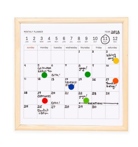 Magnetic Board Weekly Planner