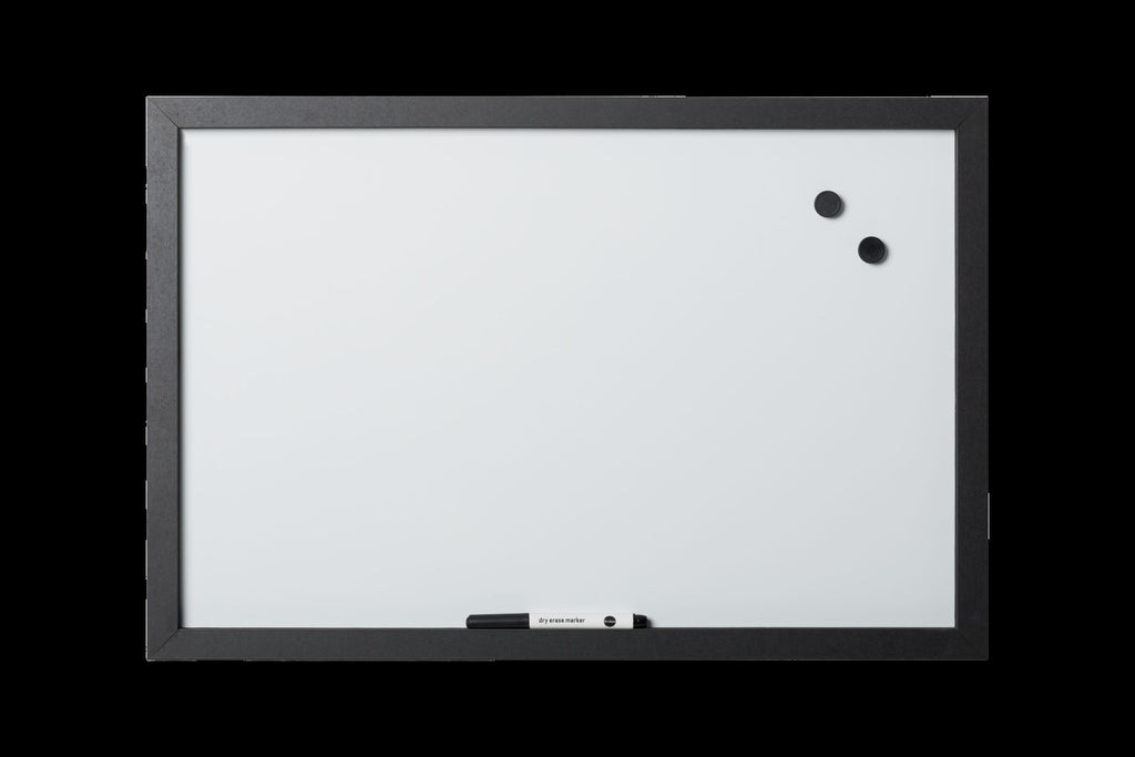 Magnetic White Board- Black Frame