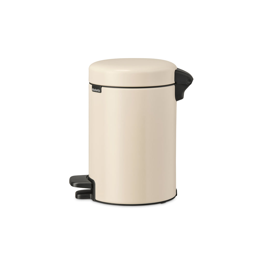 NewIcon Pedal Bin - Soft Beige 3L or 5L