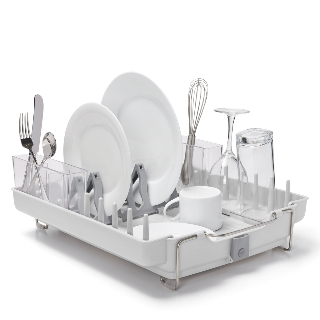 OXO Foldaway Dish Rack - The Organised Store