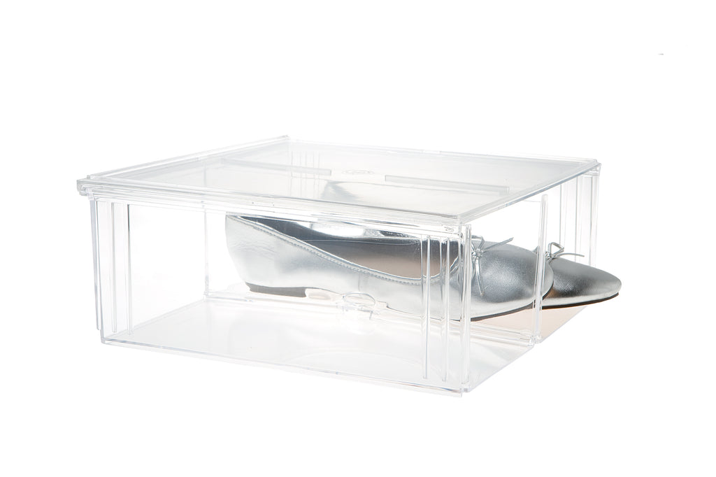 Clear Stackable Shoe Drawers-Various sizes - The Organised Store