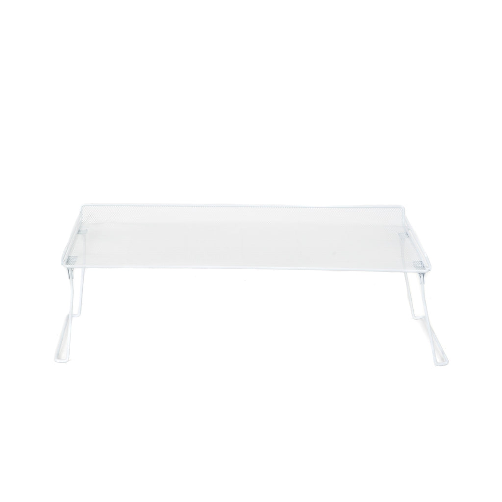 Fold and Stack Mesh Shelf- White Large