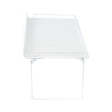 Fold and Stack Mesh Shelf- White Large
