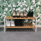 Bamboo Shoe Bench