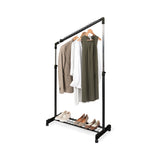 Black Under Stairs/Roof Clothes Rail