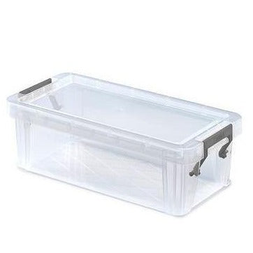 Q-Line Storage Box - 4 Compartments - Transparent