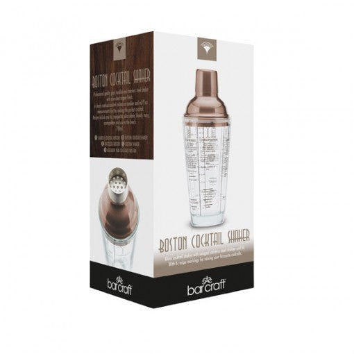 Boston Glass Cocktail Shaker - The Organised Store