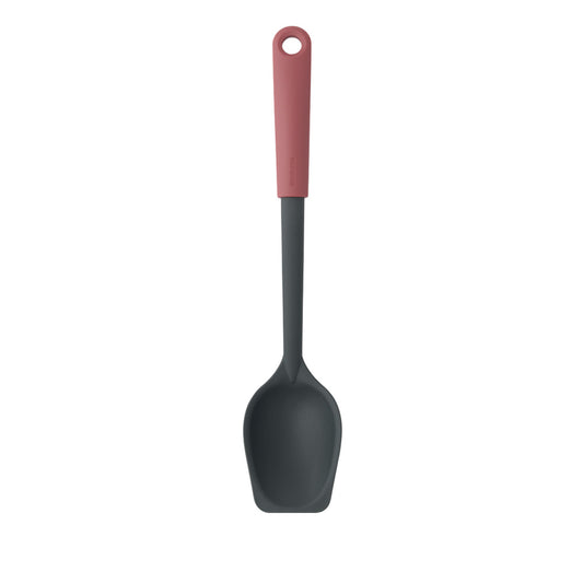 Serving Spoon Plus Scraper-Non Stick Grape Red