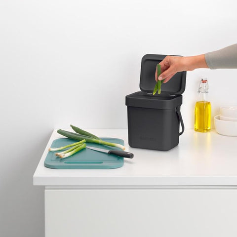 DUO Compo Easy-fill Food Waste Caddy- 4L